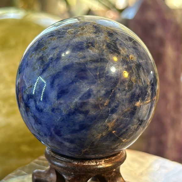 Sodalite Crystal Sphere! - Picture 7 of 9